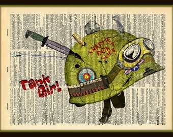 Buy 2 Get 1 Free Mix & Match Charlie Don't Surf Tank Girl Helmet Fan Art