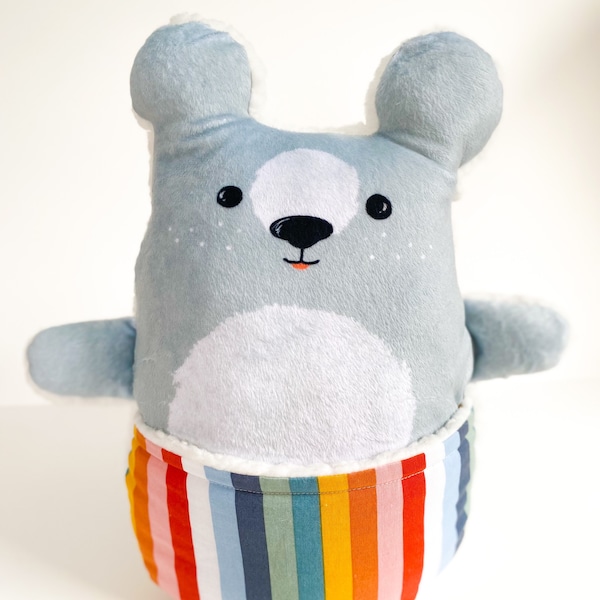 Punkling - Scoot - stuffed animal (with pockets!)