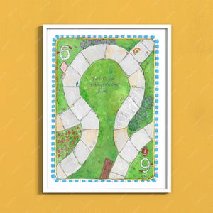 6 de Ouros - Baralho de Dopamina - Impressão 8x10