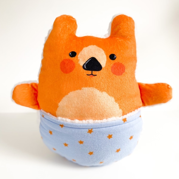 Punkling - Clementine - stuffed animal (with pockets!)