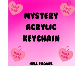 Acrylic Keychain Blind Bag| Anime keychain|kawaii animals keychain|Random mix keychains|Mystery Bags |Keychain mystery