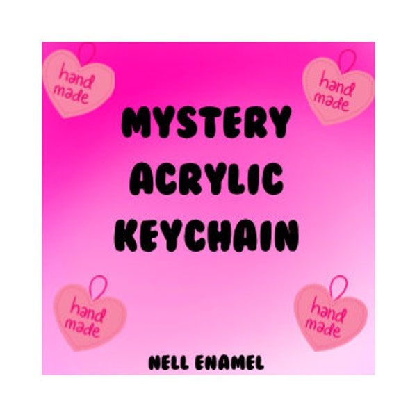 Mystery Keychain Anime Etsy