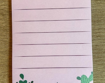 Plants|Flowers sticky Notes - Unique sticky notes, Unique adhesive notes, Planner Notes, Office Stationery|note pad