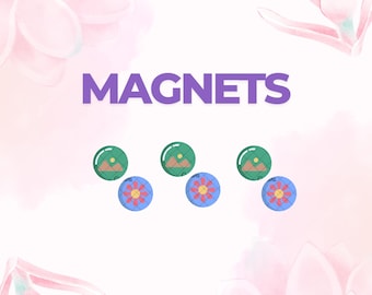 Quirky Magents|Refrigerator magnets| fun Magnets| Gift|Cute Magnets|Colorful Magnets| Random Magnets Set|Kawaii magnet|Anime magnet