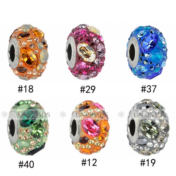 swarovski crystal large hole beads