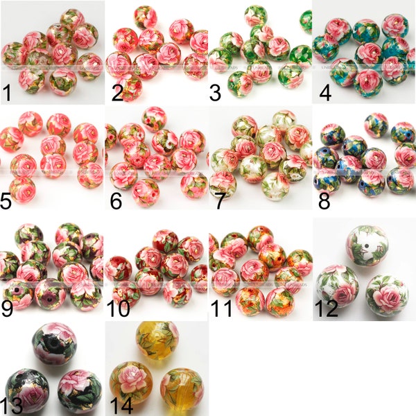 Tensha beads /Arylic pink peony flower beads,Japanese Tensha beads ,10mm/12mm/14mm/16mm/18mm/20mm/22mm,round,egg,teardrop,diamond,oval,heart