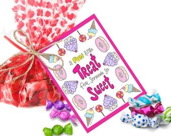 Sweets Gift Tag | All Occasion Printable Treat Card (PDF)