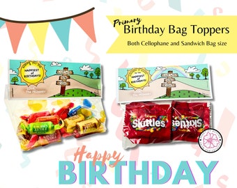 Birthday Bag Topper | LDS Primary | Birthday Gift | Treat Handout | Choose The Right | "Chews the Right" | LDS Primary Happy Birthday