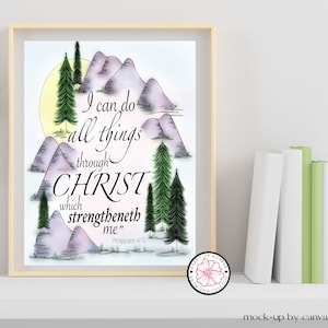 Bible Verse | I can do all things through Christ | Philippians 4:13