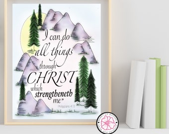 Bible Verse | I can do all things through Christ | Philippians 4:13
