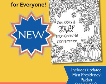 General Conference Faith and Inspiration Filled Activity Packet Fall Themed