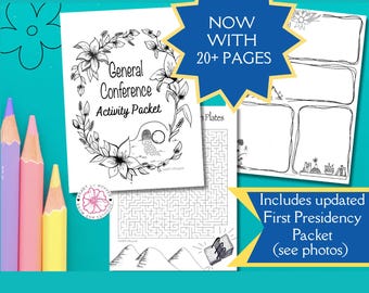 General Conference Family Activity Packet For All Ages - Spring Themed