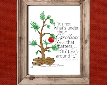 It’s Who’s Around It Christmas Sign & Tags | PDF SVG PNG jpg Printables