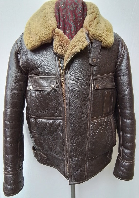 Leather Sheepskin Jacket Custom Made