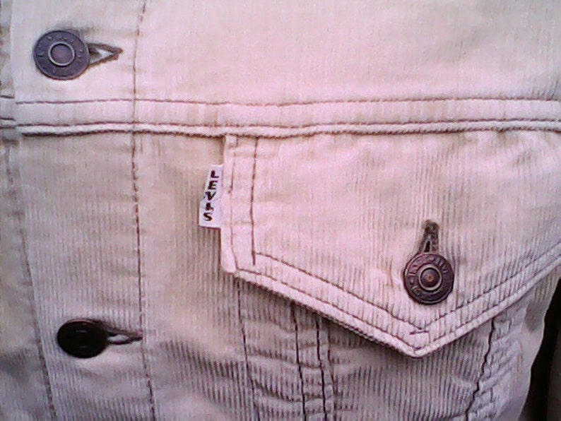 Levi Slim Fit Cord Jacket 1960s. - Etsy