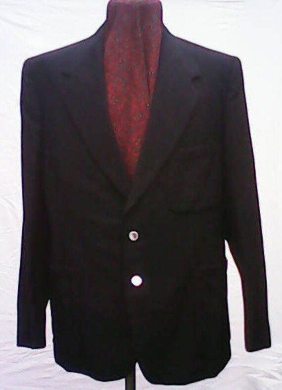 burton black blazer