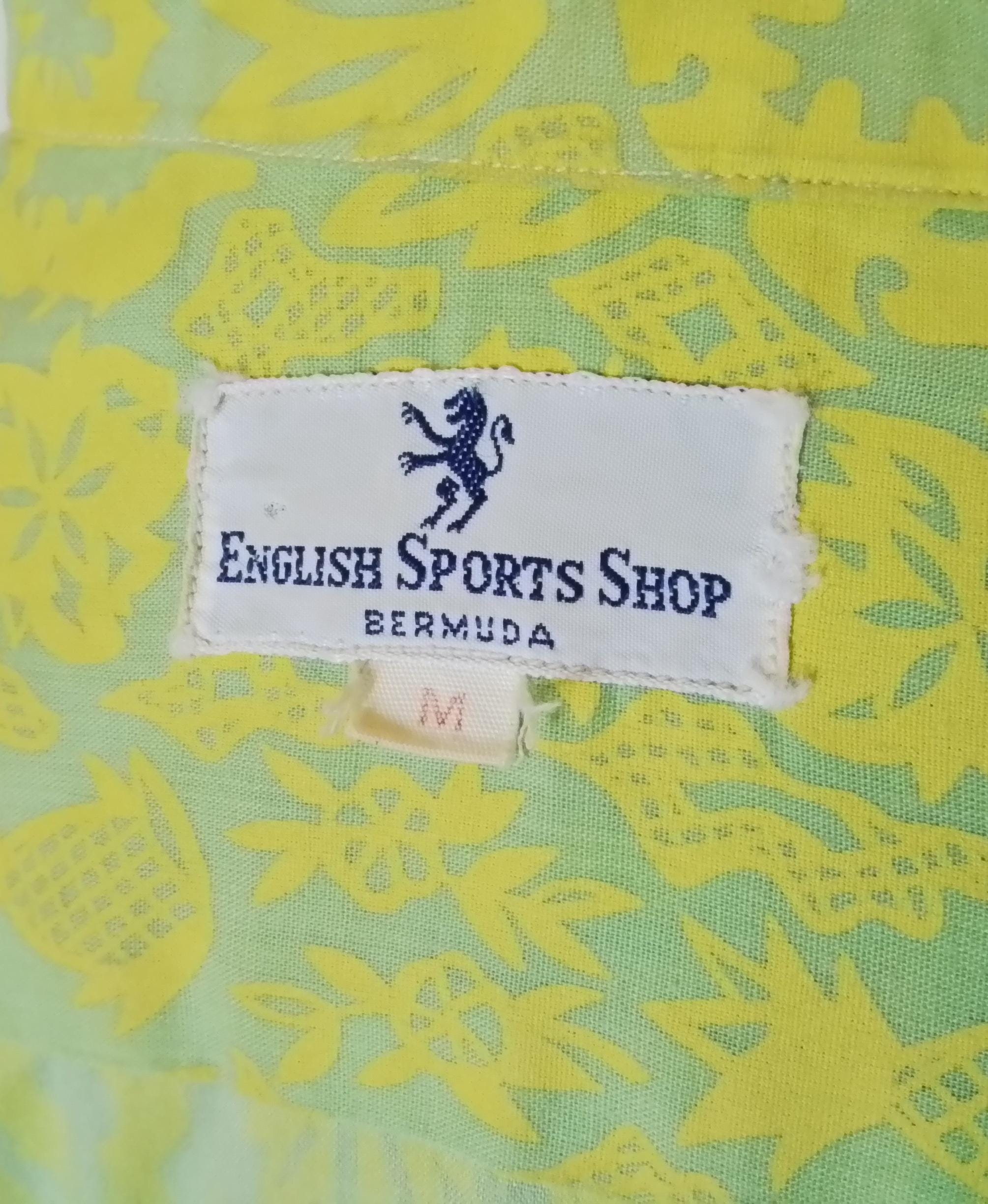 70's ~ ENGLISH SPORTS SHOP Cardigan h242 美品 70 年代 VINTAGE English Sports Shop BERMUDA リキュール
