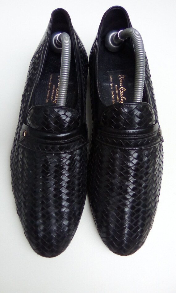 Pierre Cardin Basket Weave Shoes 1970s.