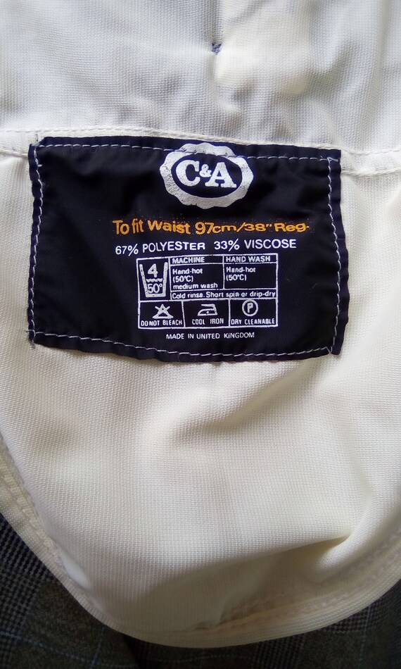 Flared Trousers By C&A 1970s. - Gem