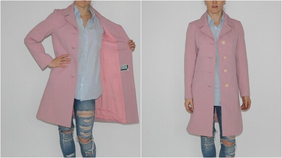 salmon pink coat