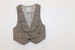 Women's Vest Brown Womens Vest Steampunk Vest Waistcoat Fitted Plaid Gray Brown Romantic Waistcoat Steampunk Victorian Gift to Mom Wedding 