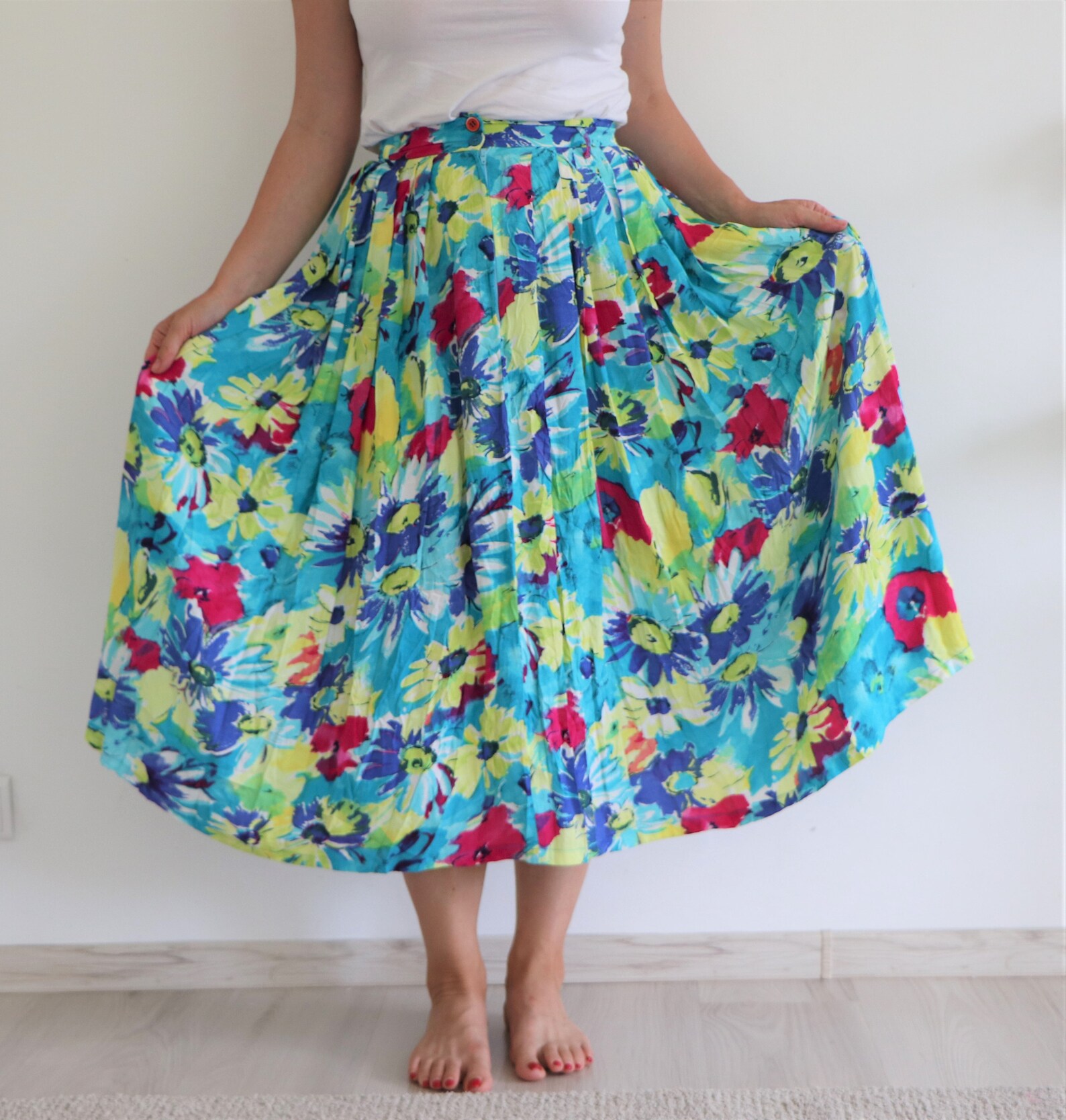 long peasant skirt