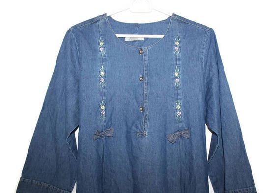 denim tunic dress