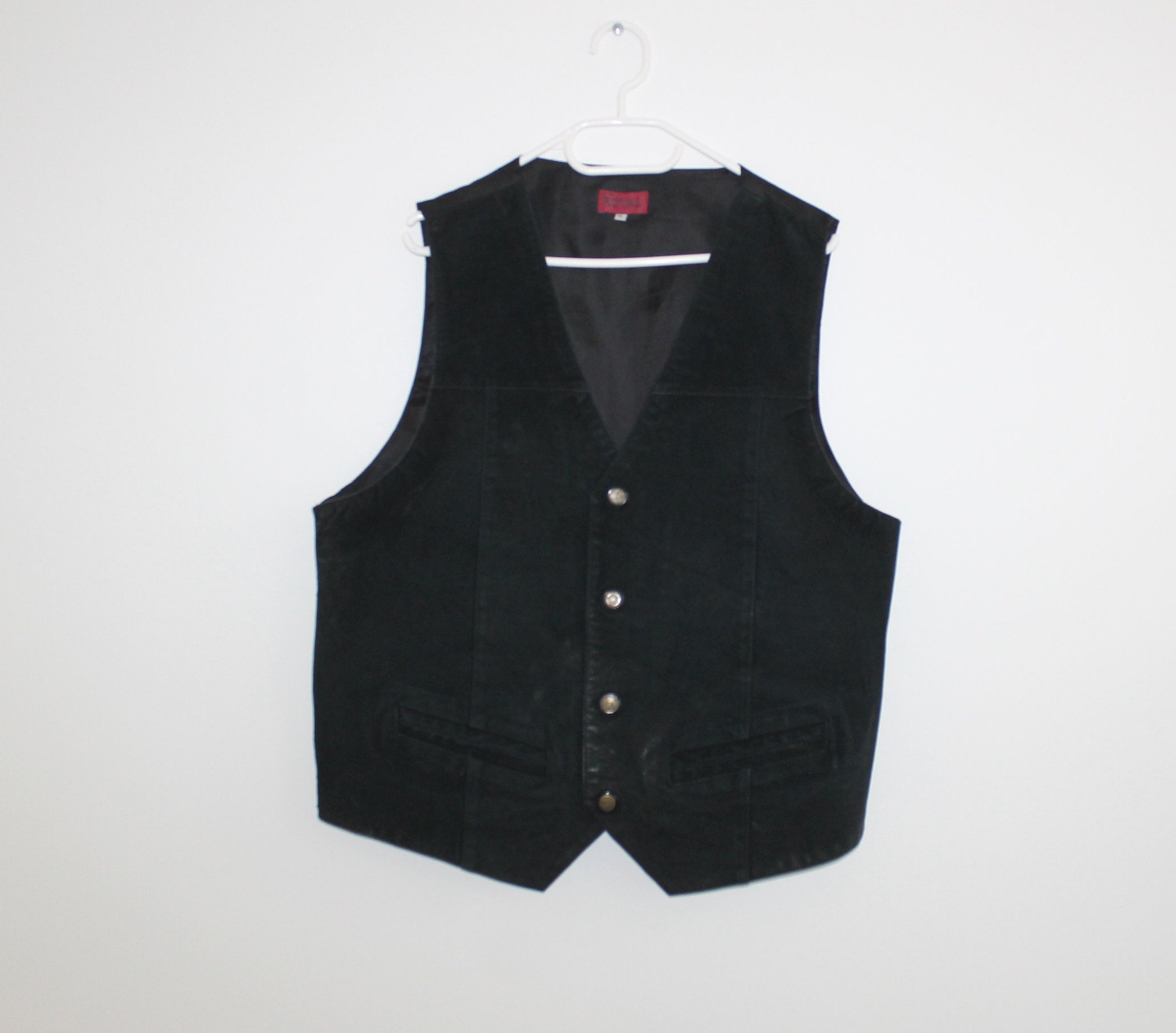 sleeveless suede jacket