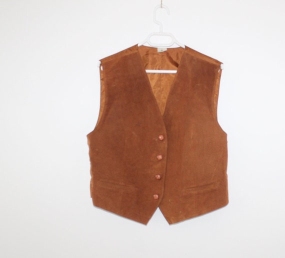 suede vest men