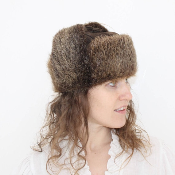 fuzzy hat with ear flaps