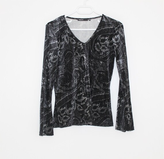 black velvet sweater