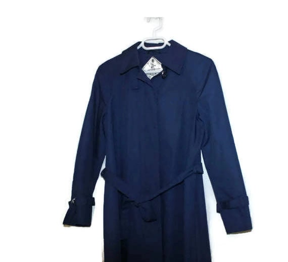 Royal Blue Trench Raincoat Tradingbasis