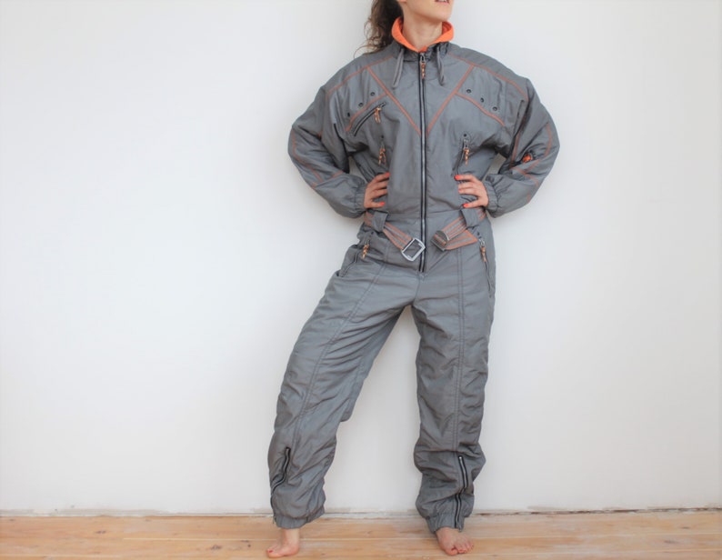 Womens Snow Suit One Piece >> Silver Orange Vintage One Piece Ski Suit Retro Snow Suit Womens M Colorblock Ski Coveralls Mens M Snowboard Suit Winter 70s Ski Jumpsuit M S Womens Snow Suit One Piece >> Silver Orange Vintage One Piece Ski Suit Retro Snow Suit Womens M Colorblock Ski Coveralls Mens M Snowboard Suit Winter 70s Ski Jumpsuit M S