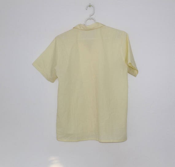 yellow summer blouse