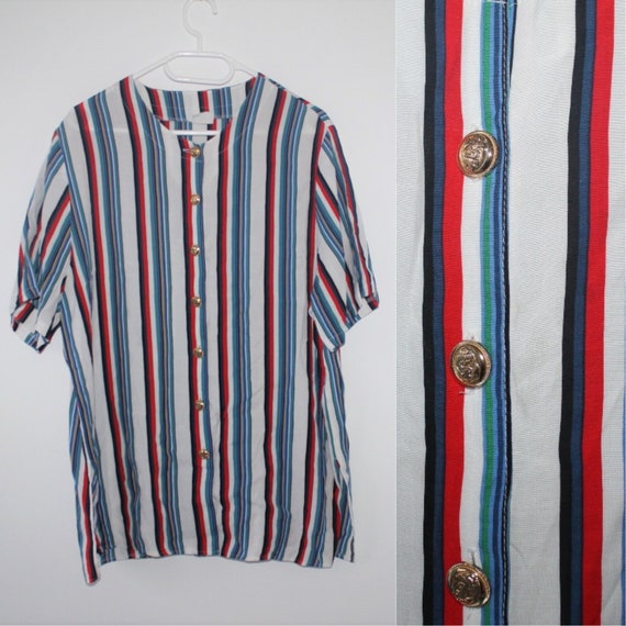 red and white striped shirt ladies