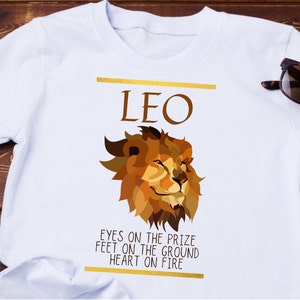 Leo tshirt, Leo gift, Leo astrology gift, Lion shirt, Leo symbol, cute leo tshirt, july birthday shirt, leo zodiac shirt, leo the lion