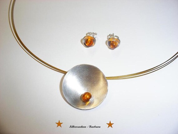 Hermoso remolque Bernstein y 925er plata