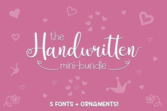 Handwritten Font Bundle Font Handwritten Font Font Bundle Etsy Handwritten Font Bundle Font Handwritten Font Font Bundle Etsy