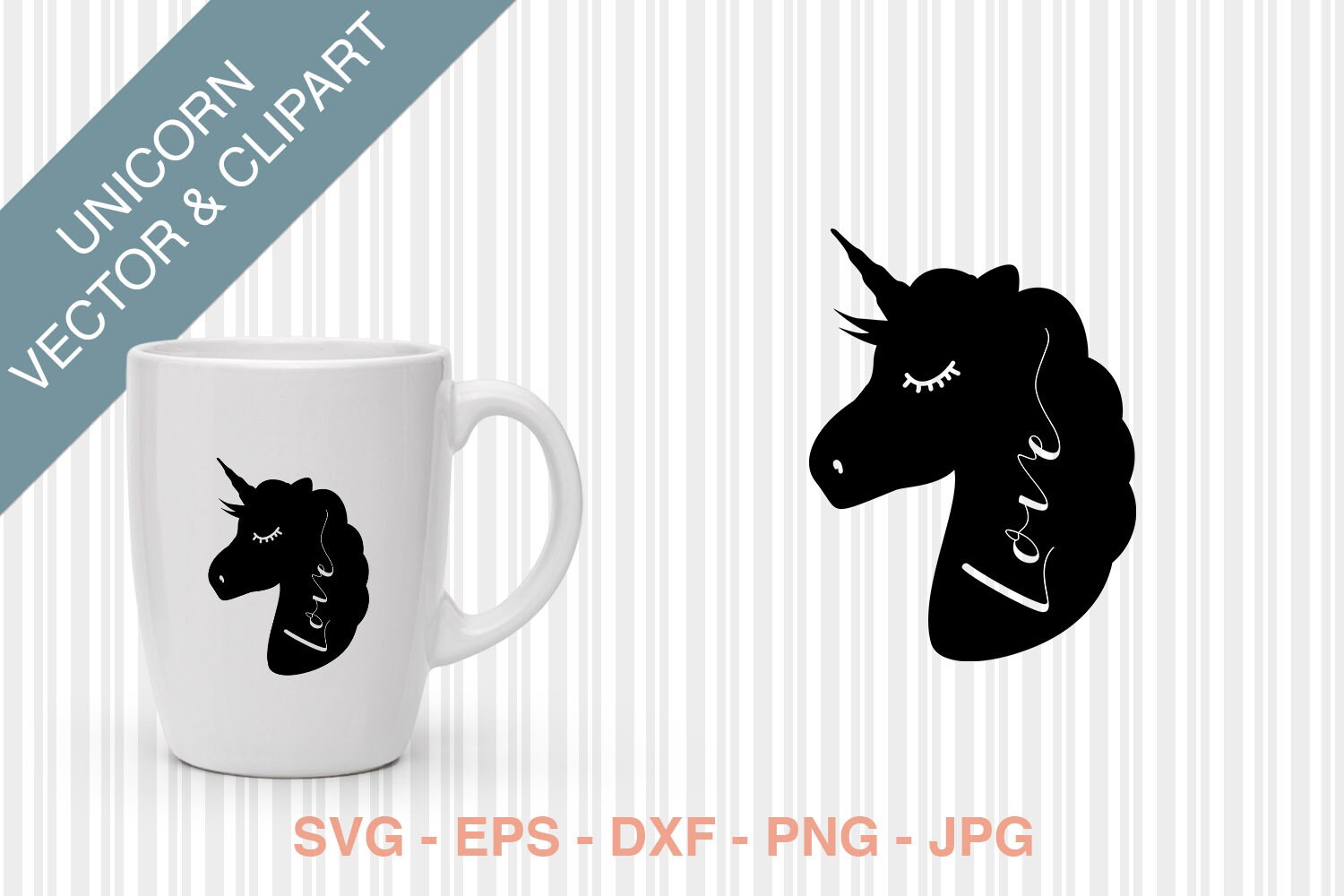 Download Free Unicorn Svg Unicorn Vector Unicorn Clipart Unicorn Dxf Etsy SVG Cut Files