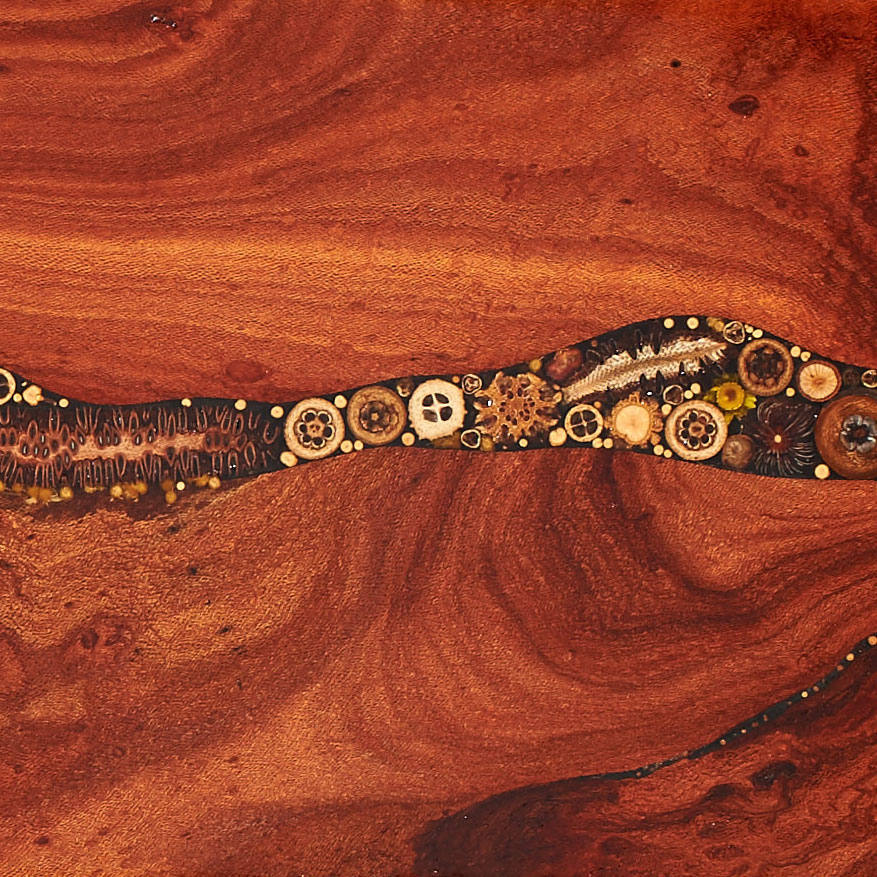 Remolino rojo 1. Arte abstracto de pared nativa australiana. | Etsy