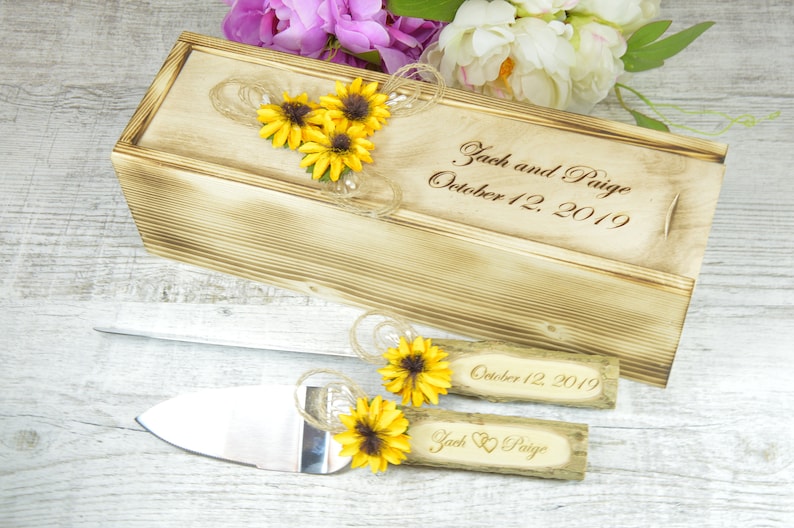 Cake knife set Wedding knife set Cake serving set Wedding cake image 0