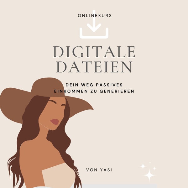 Onlinekurs passives Einkommen mit digitalen Dateien, erfolgreich auf Etsy verkaufen, coaching passive income, digitales Lernen