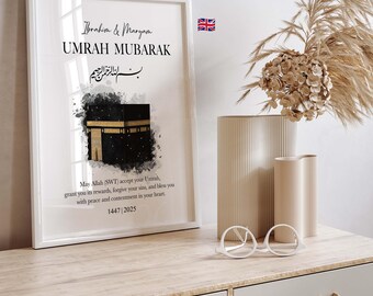 Umrah & Hajj gifts, Umrah Hatirasi, Umrah Hediyesi, Mekke, Kaabe poster, Islamic Kaabe poster, Islamic wall art, Islamic gifts