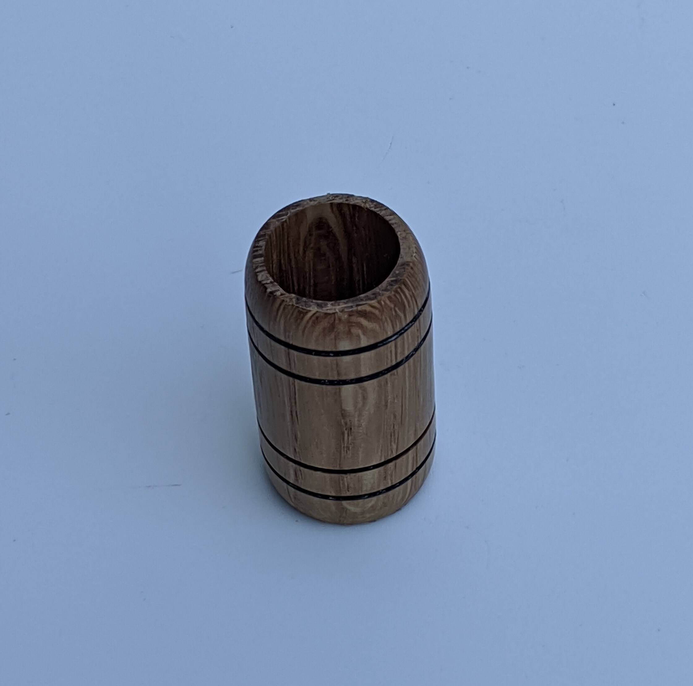 Lathe Turned Barrel Shaped Toothpick Holder Made From Oak Etsy UK