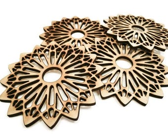 Wood Coasters / Engraved Coasters / Set of 6 / Wedding Wooden Coasters / New Home Gift / Housewarming Gift
