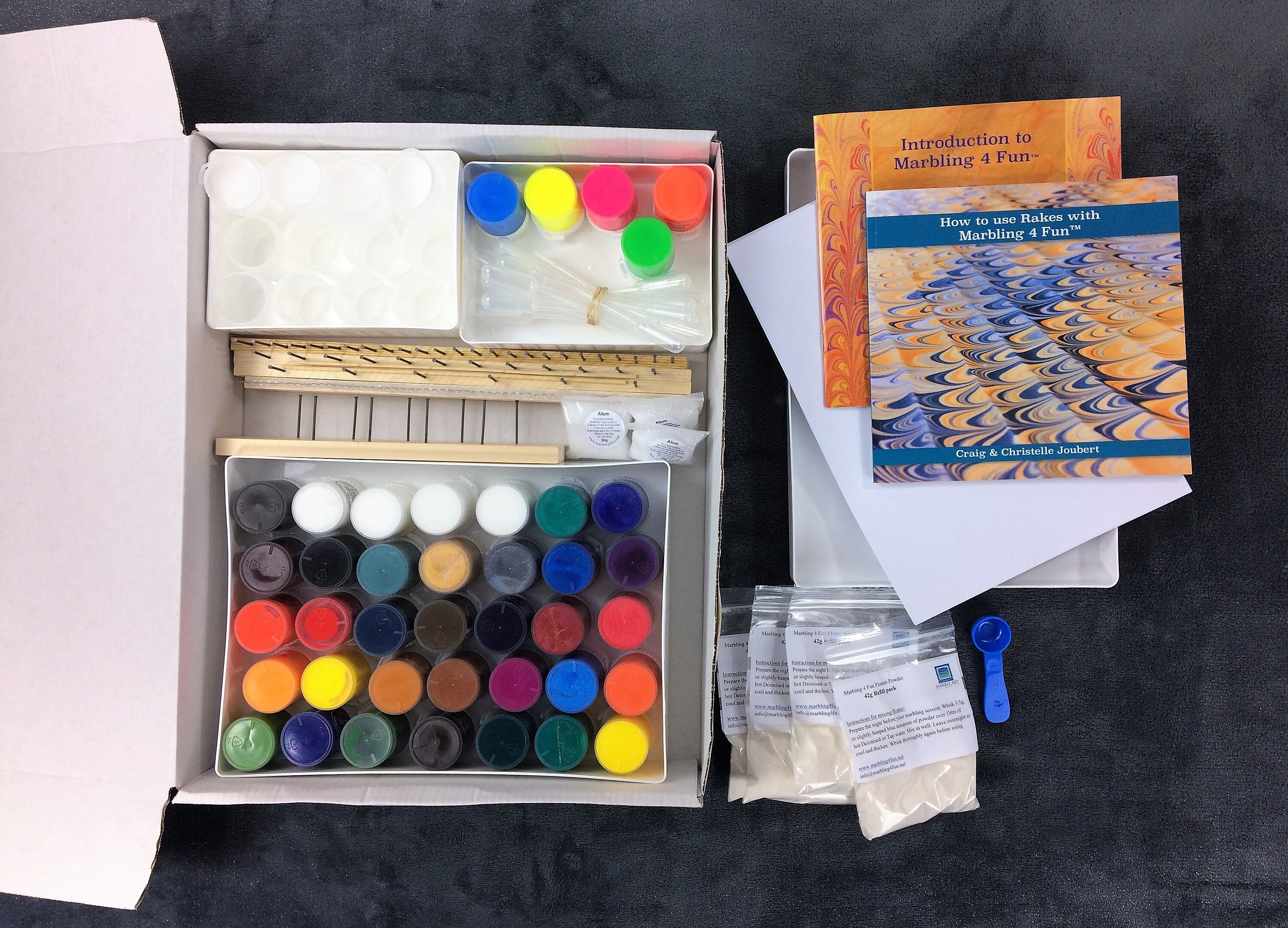 Marbling Kit Complete Deluxe Set marbling 4 Fun Business in Etsy UK