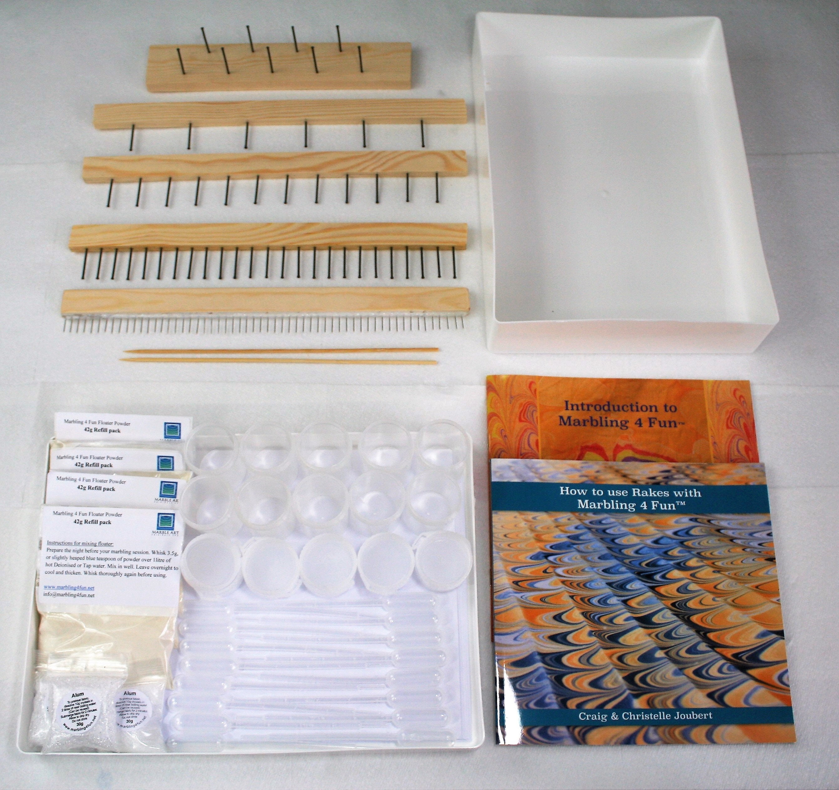 Marbling Kit Complete Starter Set Marbling 4 Fun Etsy
