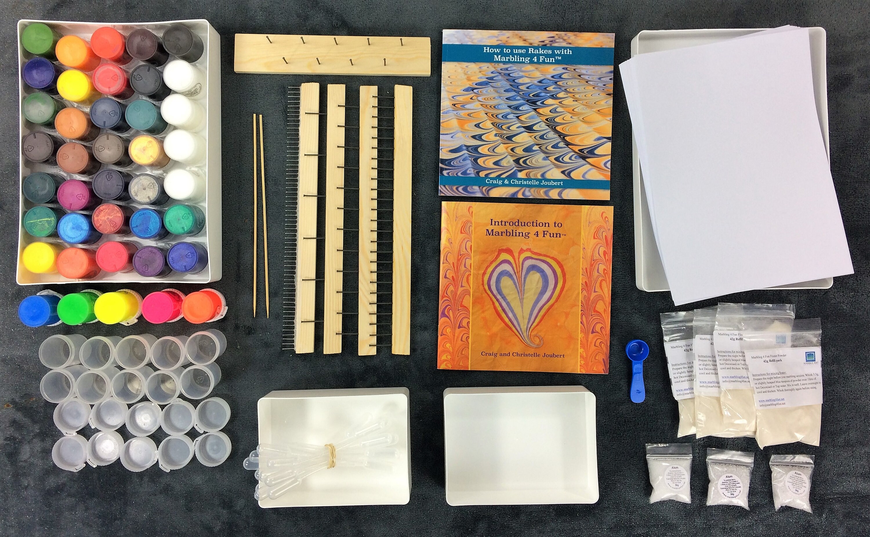 Marbling Kit Complete Deluxe Set marbling 4 Fun Business in Etsy UK