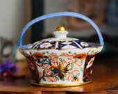 Rare Crown Derby Imari Porcelain Fragrance Bowl, 1820s Antique Petal Bowl, potpourri Bowl