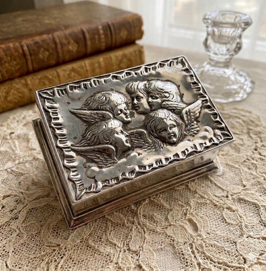 Sterling Silver Matchbox Holder - Etsy
